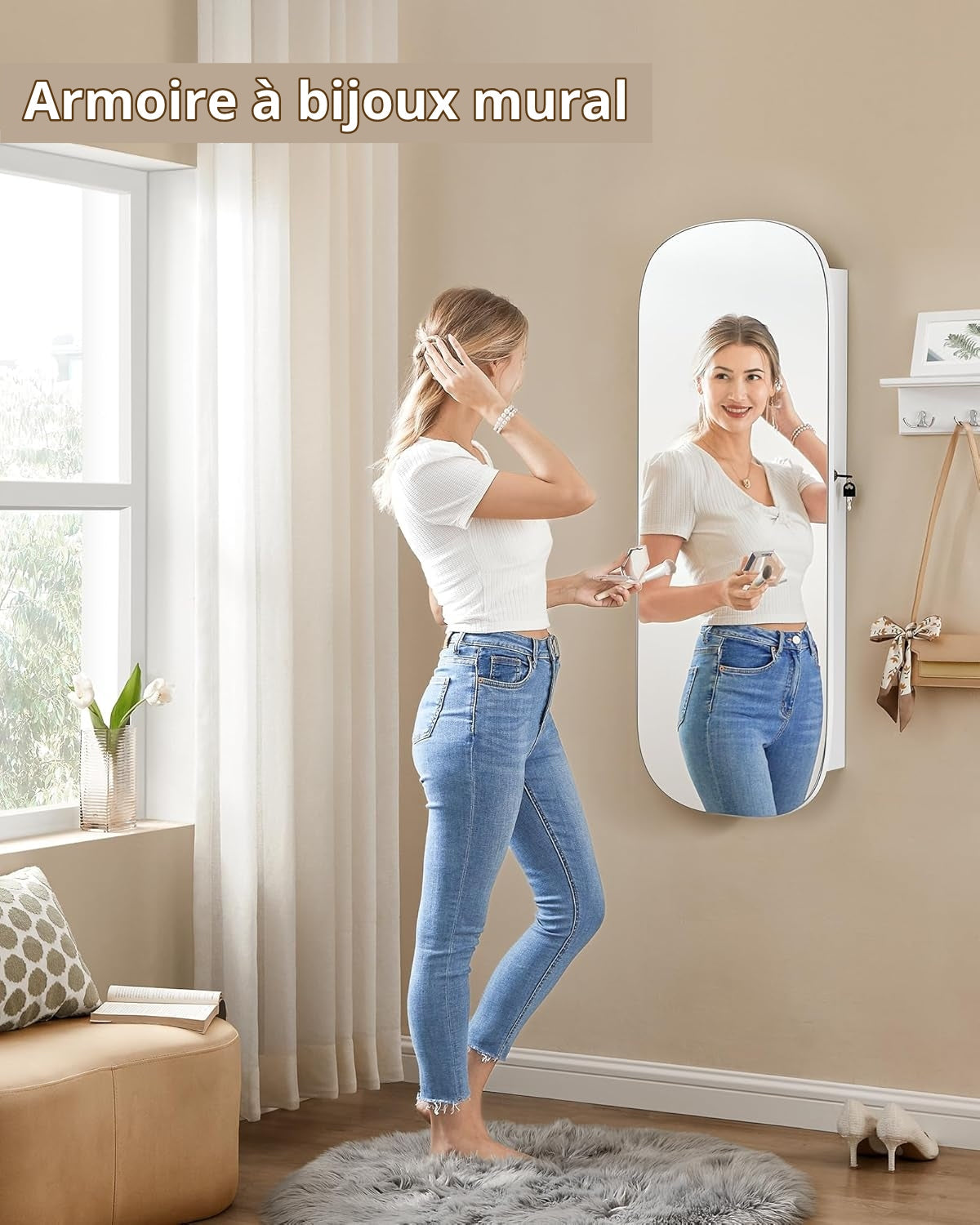 Armoire à Bijoux Mural