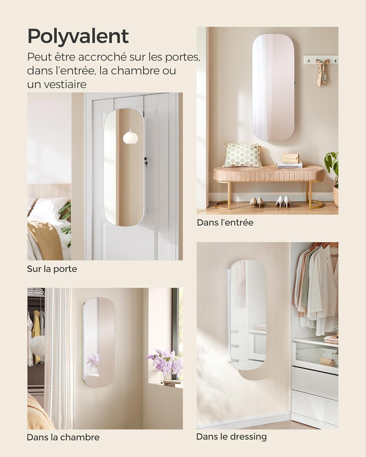 Armoire à Bijoux Mural