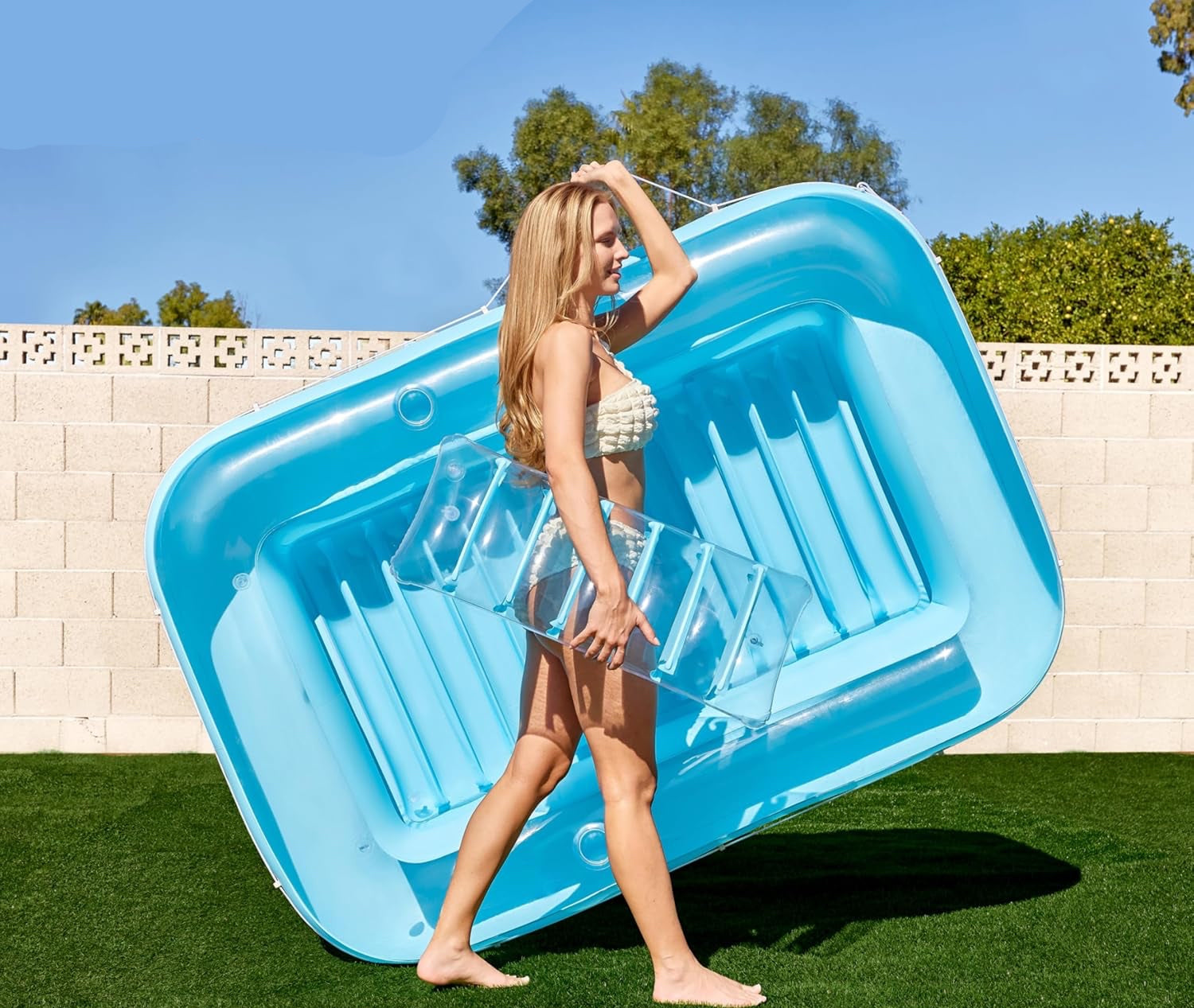 Chaise Longue Gonflable Piscine