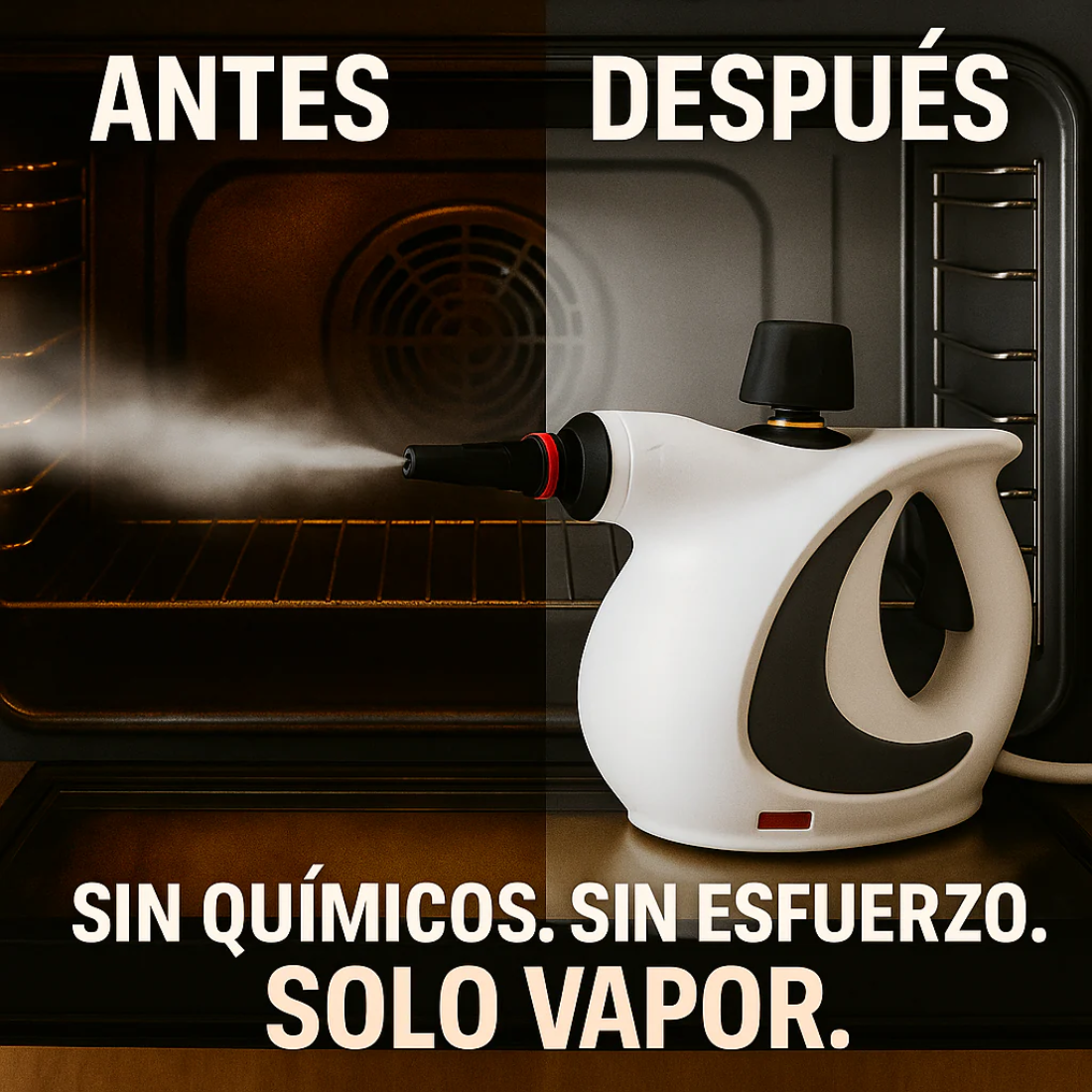 SteamClean Pro™ – Limpiador a Vapor Presurizado