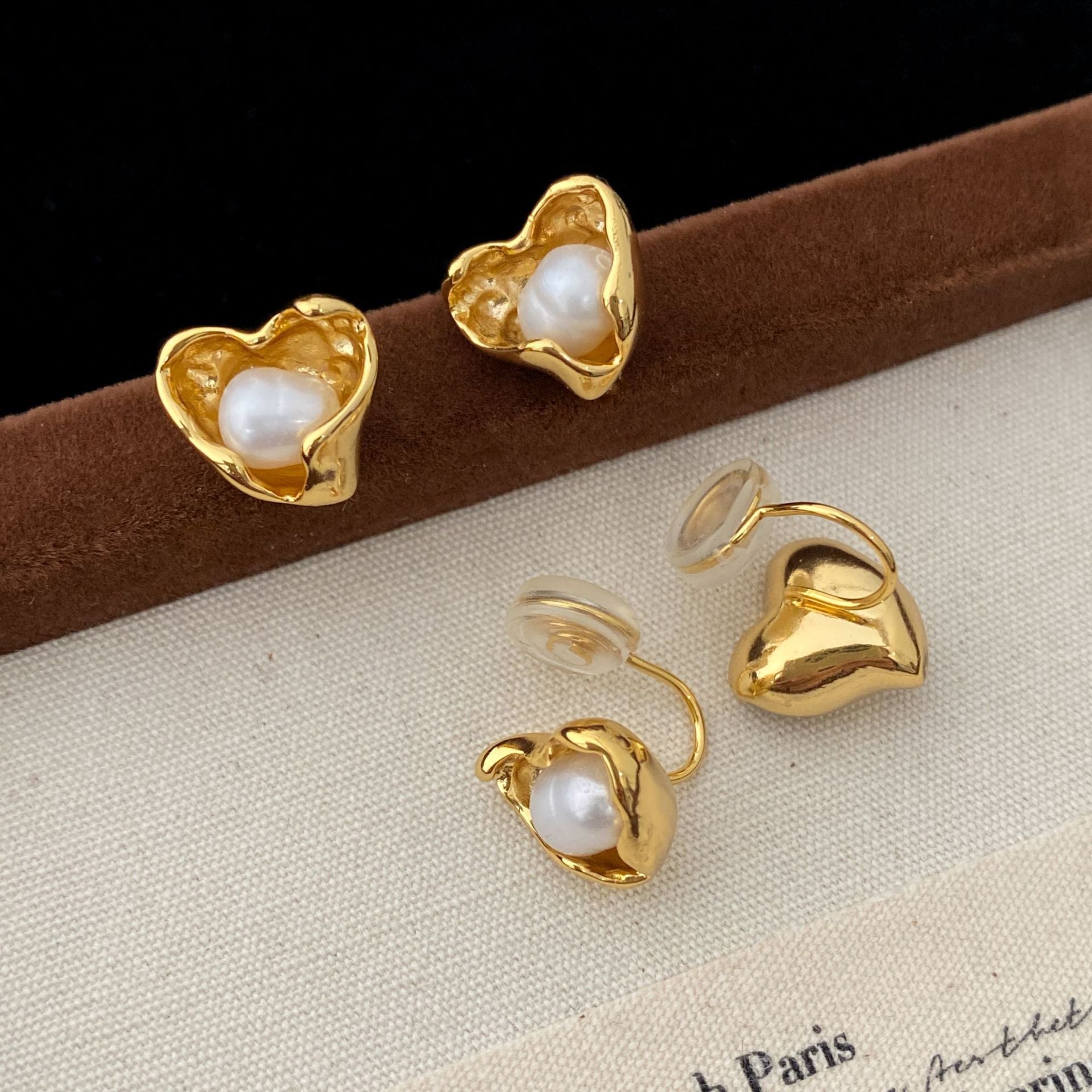 High-end Minimalist Irregular Pearl Versatile Earrings