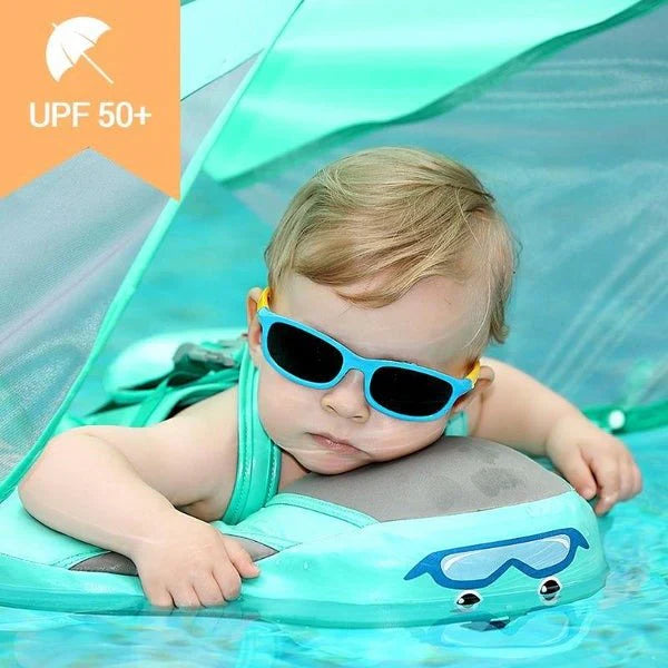 BebeMer - Bouée bébé avec Pare Soleil