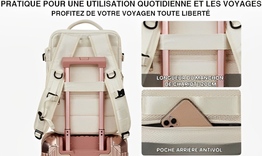 Sac à dos de voyage multifonctionnel