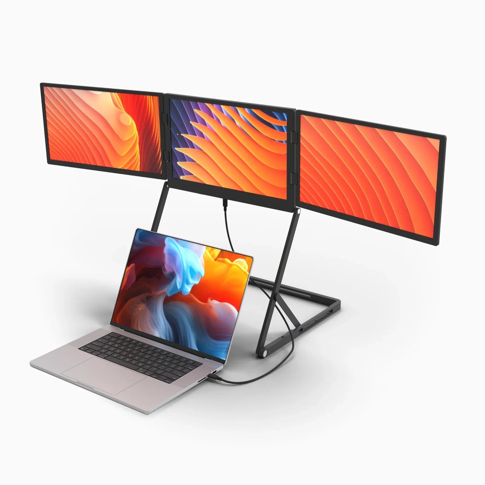 Triple écran pour ordinateur portable