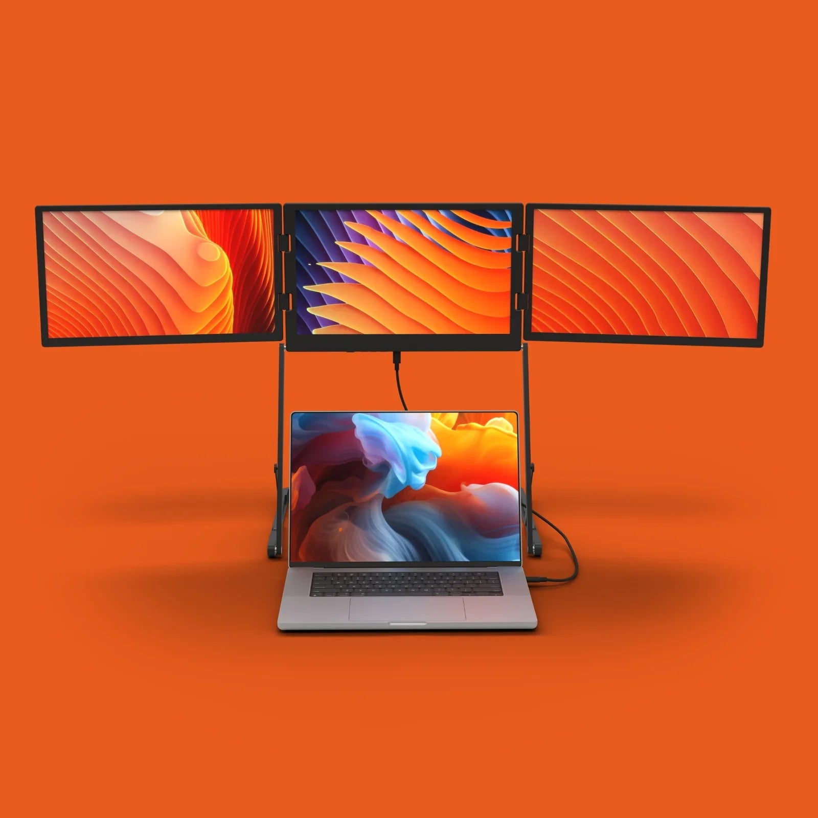 Triple écran pour ordinateur portable