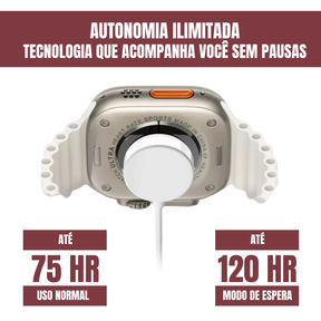 Smartwatch Ultra Pro com 2 braceletes GRÁTIS