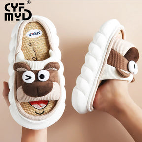 Chinelo de Algodão Bichos ZuoFu