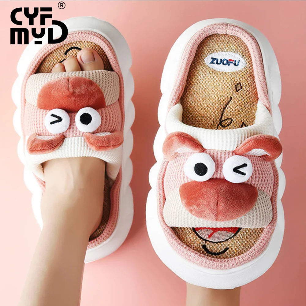 Chinelo de Algodão Bichos ZuoFu
