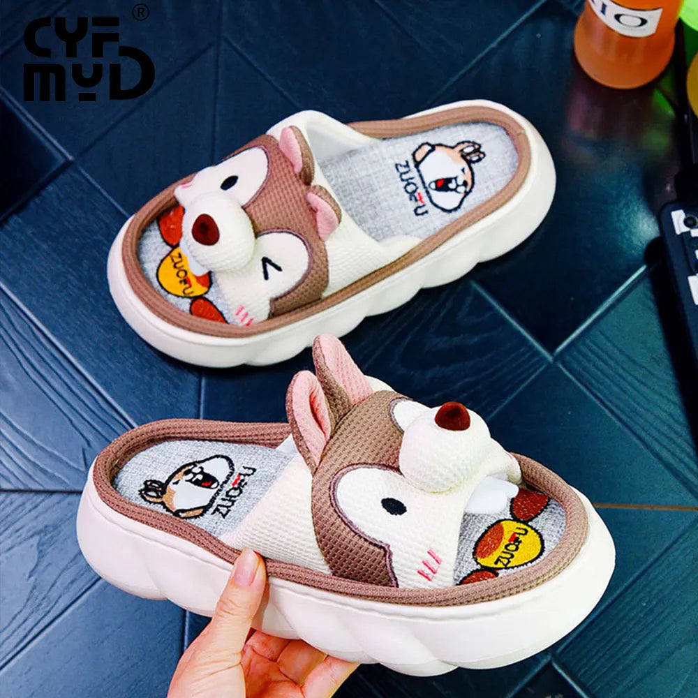 Chinelo de Algodão Bichos ZuoFu