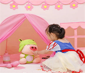 Castillo de princesa plegable para niños, Teepee Playhouse, juguetes Cubby