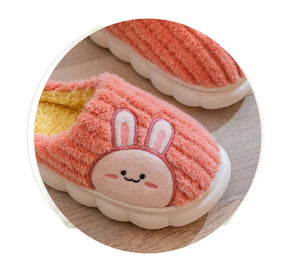 Lindas zapatillas de algodón para niños de invierno