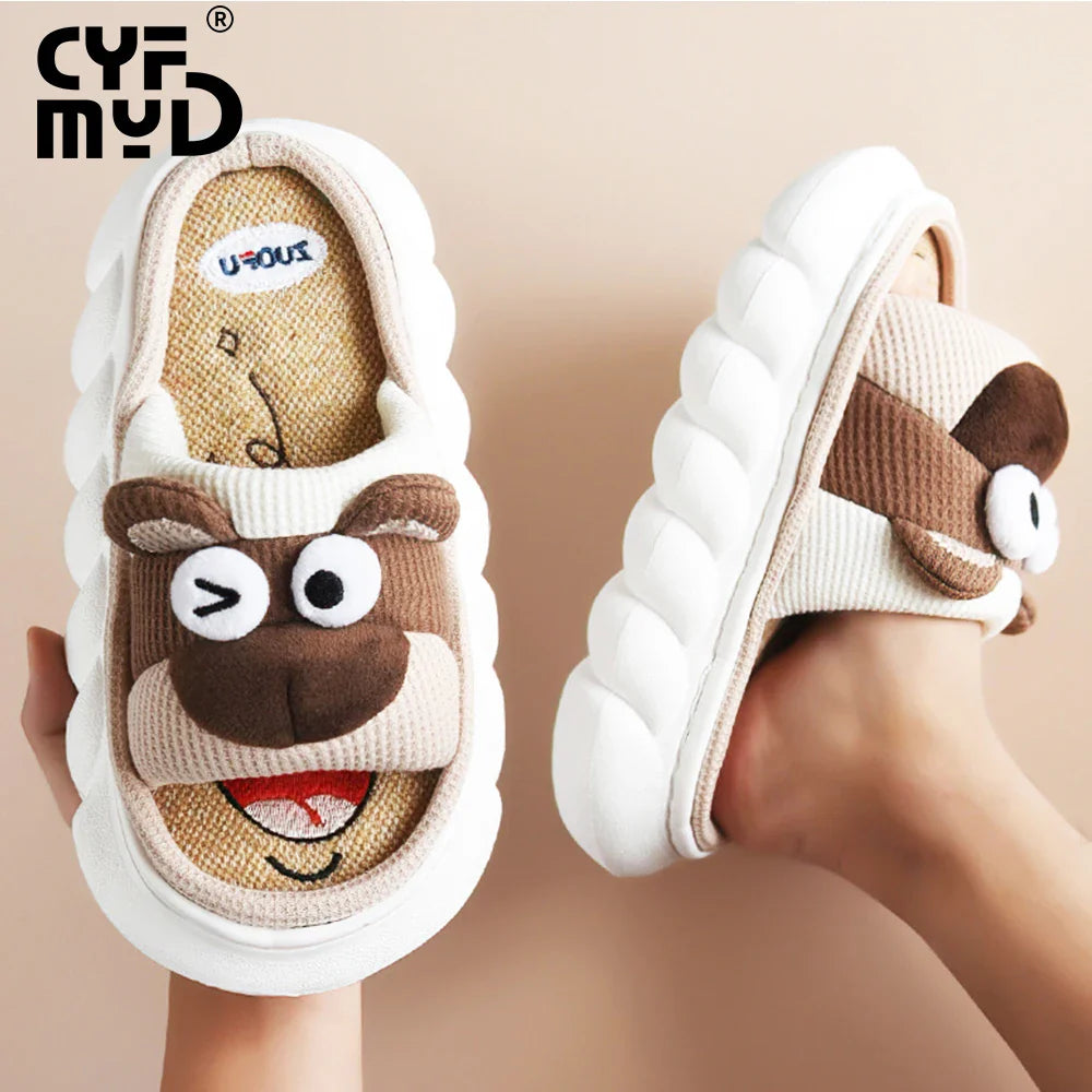 Chinelo de Algodão Bichos ZuoFu