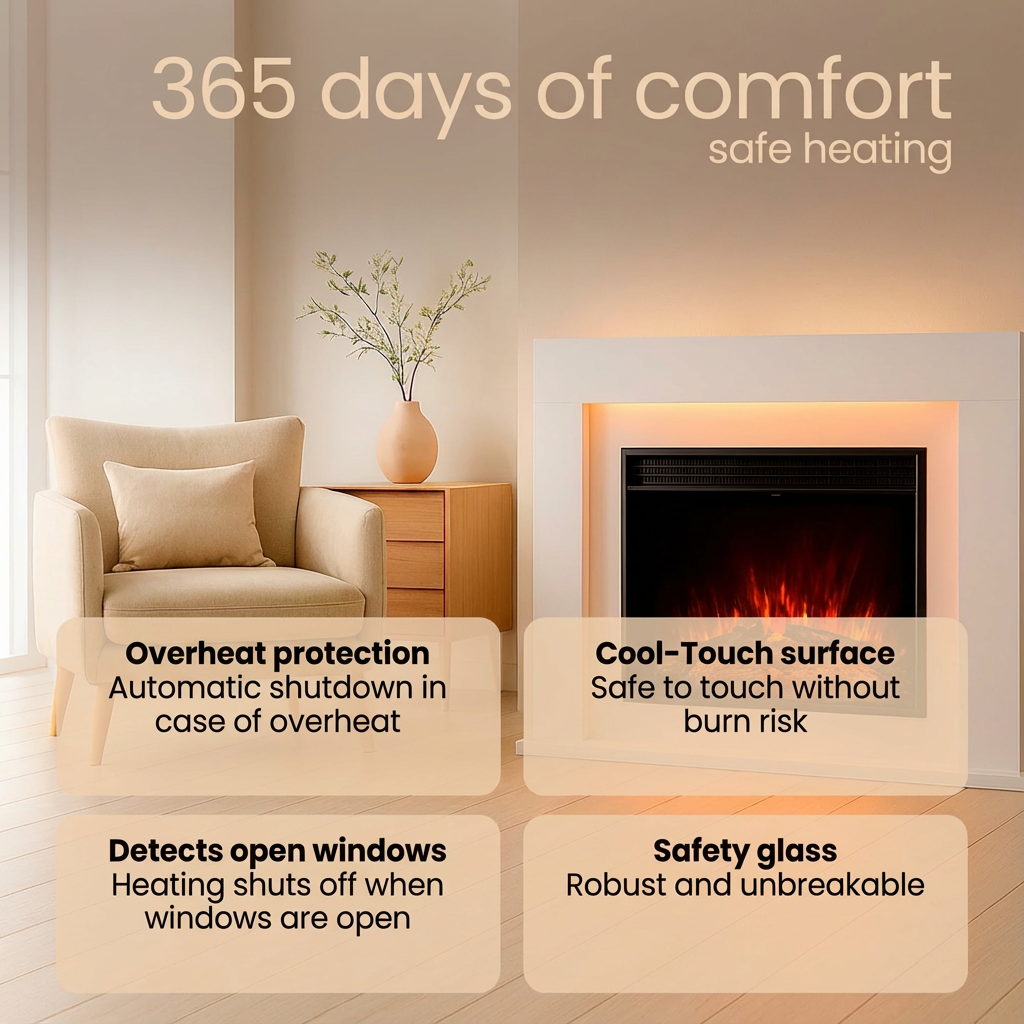 GlowMantel™ Elektrokamin 