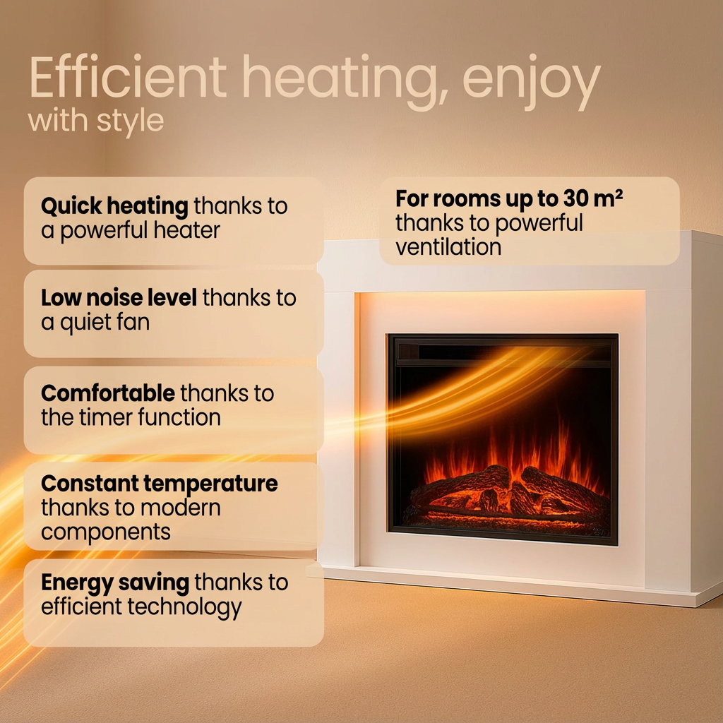 GlowMantel™ Elektrokamin 