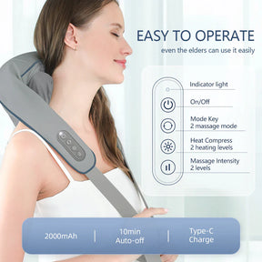 Massageador Automático RelaxaPulse 5D [ULTRA RELAXANTE]