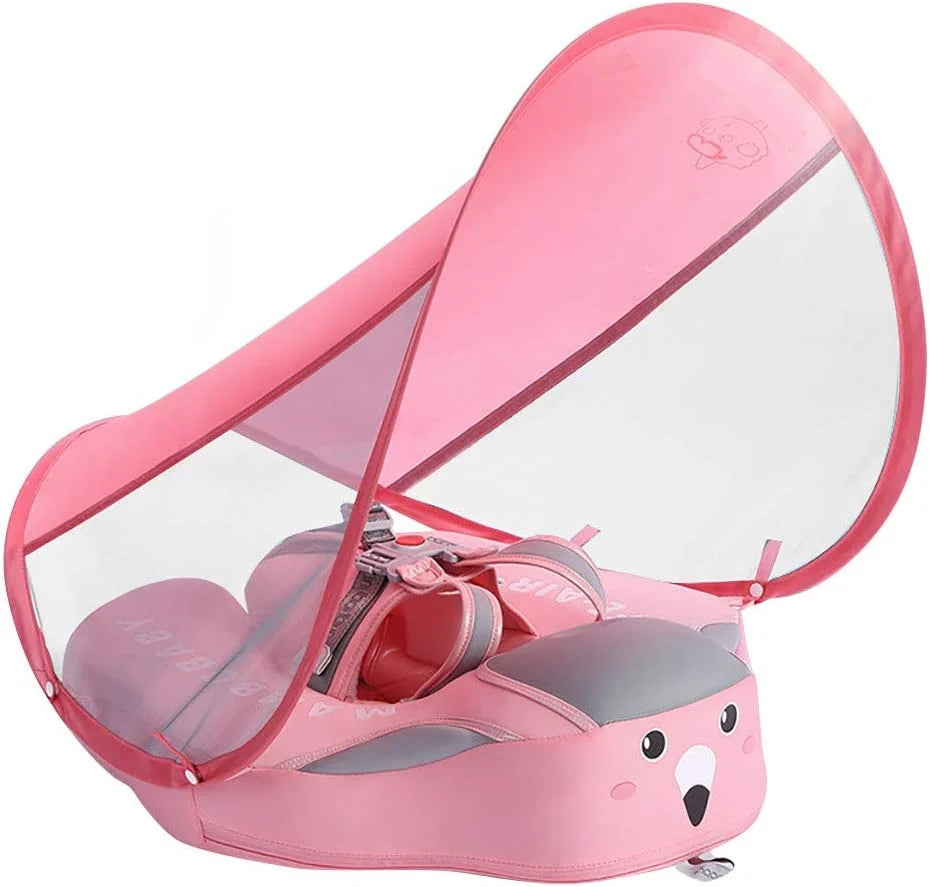 BebeMer - Bouée bébé avec Pare Soleil